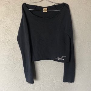 Hollister crop top sweatshirt